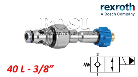 HYD. GESLOTEN ELEKTROMAGNETISCHE CONTROLLER VOOR 2-WEGAFSLUITER REXROTH 3/8 40-LIT