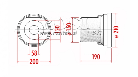 KARDANO APSAUGINIS GAUBTAS PVC 210x190x150