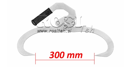 RANKINIS MIŠKŲ GRIEBLYS HD30 (300 MM) - CINKUOTOS