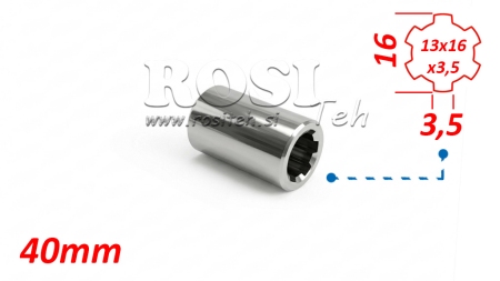 KARDANSKI ADAPTER ČAHURA 13x16x3,5 (6 ZUBA) (40 mm)
