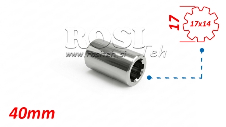 KARDANSKI ADAPTER ČAHURA 17x14 (9 ZUBA) (40 mm)