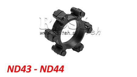 ZVJEZDASTA SPOJKA ZA GUMENI UMETAK ND43-ND44 (104mm)