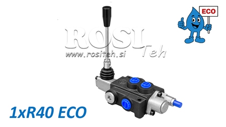 HIDRAULIČNI RUČNI VENTIL – RAZVODNIK S 1 SEKCIJOM 1xR40 ECO