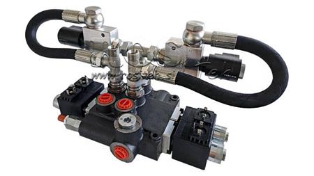 HYDRAULIC VALVE 2xZ80 12V DC WITH FLOATING FUNCTION
