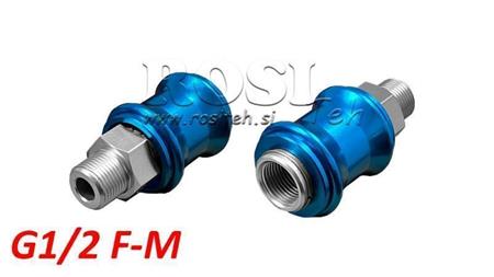 PNEUMATIC HAND SLIDE VALVE 3/2 PRRS G1/2 F-M