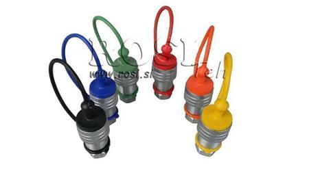 SCHUTZGUMMIBEHÄLTER BLAU - WEIBLICHE SCHNELLKUPPLUNGEN