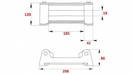 ROLLING GUIDE FOR STEEL CABLE DWM, DWH, DWT, DWHI 9000-22000