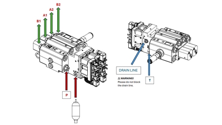 PROPORTIONEEL REGELVENTIEL VOOR TRACTOR VOORLADER - OPEN CENTER LVM92 EHP