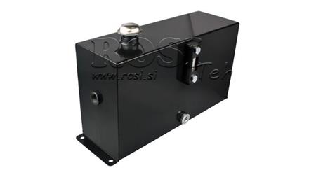 FÉM TARTÁLY 12 LITER KOCKA 255x120x450mm TELJES KIEGÉSZÍTÉSSEL