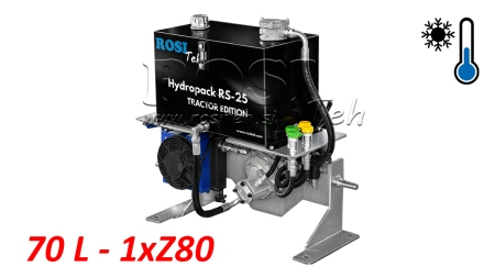 TRACTOR HYDRAULIC UNIT WITH A CAPACITY OF 70L FLOW 53L/MIN 1XZ80 - WITH OIL COOLER