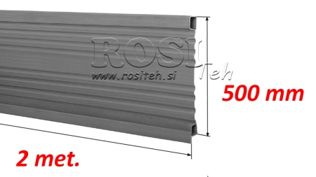 TRAILER SIDE PANEL 2 MET. - HEIGHT 500 MM