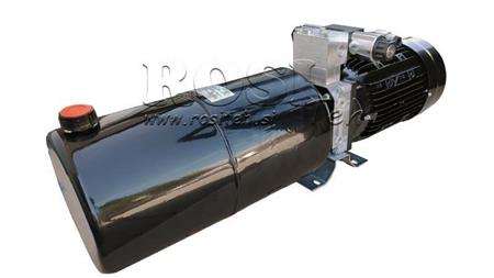 MINI HYDRAULIKAGGREGAT 380V AC (2.2 kW) 120 bar - 8.0 cc - 11.2 lit/min - Tank 12 lit