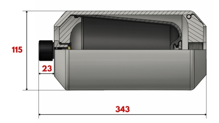 AKUMULATOR HYDRAULICZNY 2,2 LIT - M18x1,5