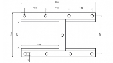 LIFTING FLAP FOR GRAIN TIPPER TRAILER 250X335