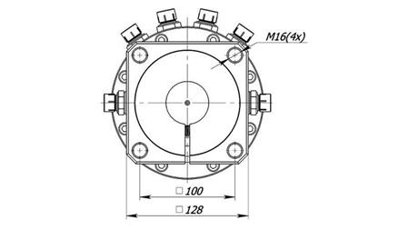 HIDRAULIČNI ROTATOR GR30FF - 3000/1500 DVOJNA FLANŠA
