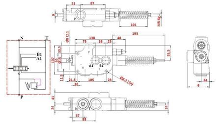 HIDRAULIČNI VENTIL 1xP80 A7 ZS1/G VRŠIČKAR
