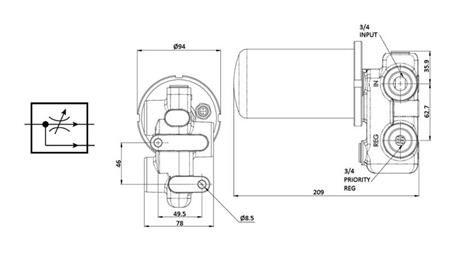 HYDRAULIC VALVE 3/4'' 120Llit 420 BAR - FOR FLOW REGULATION 0.5-60lit/min