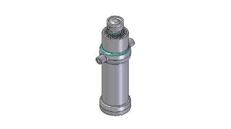 4047S -TELESCOPIC CYLINDER STANDARD/BALL 4 STUFEN HUB 1970 DURCHMESSER 170
