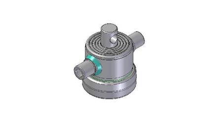 6002F -TELESCOPIC CYLINDER STANDARD/HOLE 6 STAGES TRAVEL 840 FI 124