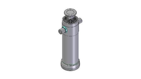 6011S -TELESCOPIC CYLINDER STANDARD/BALL 6 STAGES STROKE 2557 DIAMETER 152