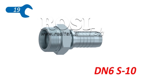 RACCORD HYDRAULIQUE CES 10 MALE DN6-M18X1,5