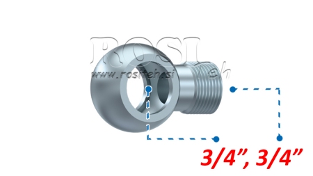 HÜDRAULILINE SILMA ÜHENDUS 3/4-3/4