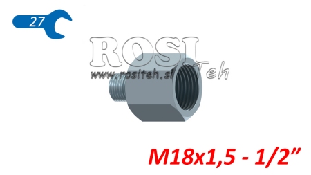 HYDRAULICKÝ ADAPTÉR SAMEC–SAMICA 18x1,5-1/2