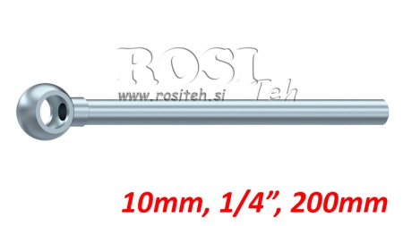 METAL HOSE BANJO 10MM 1/4