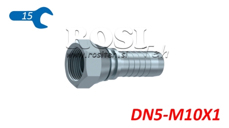 ΥΔΡΑΥΛΙΚΗ ΣΥΝΔΕΣΗ BSP ΘΗΛΥΚΗ DN5-M10X1