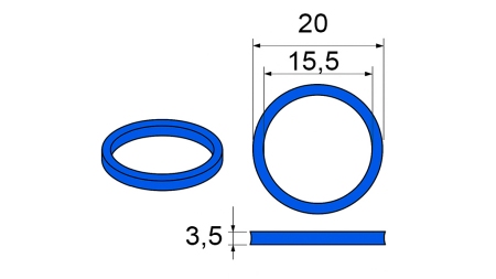 TÖMÍTÉS A MULTI-FASTER CSATLAKOZÓ 1/2 MOZGÓ RÉSZHEZ