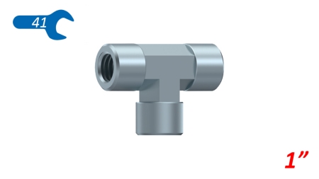 HYDRAULIK T-ANSCHLUSS BSP WEIBLICH-WEIBLICH 1