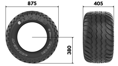 400/60-15,5 PNEVMATIKA AW708 14pl