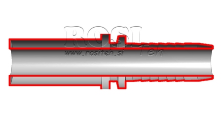 HIDRAULIČNI PRIKLJUČAK CIJEVNI PRIJELAZ RAVNI DN5-d.6