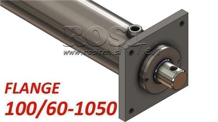 hidraulikus henger rögzítőlemezzel 100/60-1050