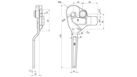 ZATVARAČI ZA STRANICE TIP ROSI-02 DESNO