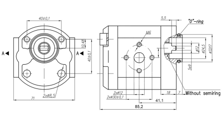 HYDRAULIPUMPPU 10A2X179 GR.1 - 2cc - VASEN