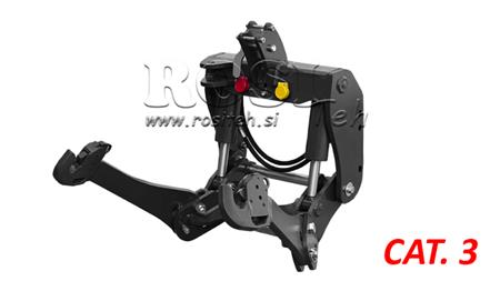 KIT UNIVERSALE IDRAULICO ANTERIORE 3KAT PER TRACTOR 2250KG