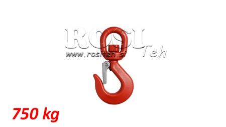 SWIVEL HOOK WITH EYE 750 KG