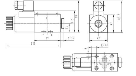 CETOP 3_1 COIL DIMENSIONS 3A