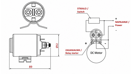 ЕЛЕКТРИЧЕСКИ СТАРТЕР 24V
