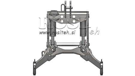 UNIVERSAL KIT FRONT HYDRAULICS 3KAT FOR TRACTOR 2250KG