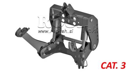 UNIVERSAL KIT FRONT HYDRAULICS 3KAT FOR TRACTOR 2250KG