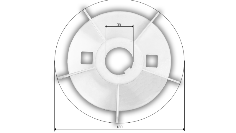ELEKTRISK MOTORFLÄKT MS 132