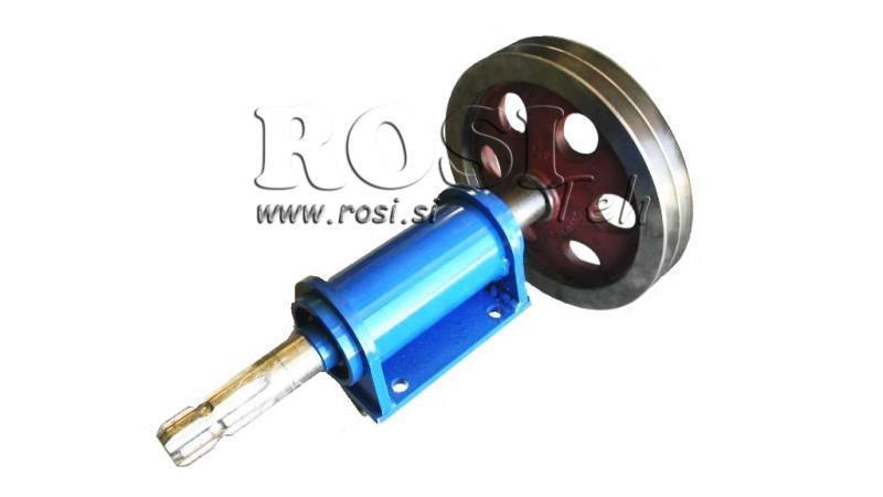 WAŁ KARDANOWY ŻELIWNY Z KOŁA PASOWEGO 270mm