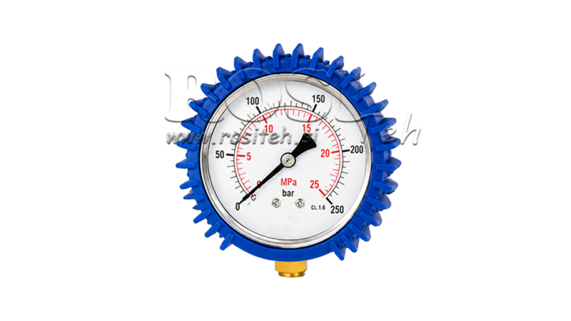 CAOUTCHOUC PROTECTEUR POUR MANOMÈTRE DN63 - BLEU