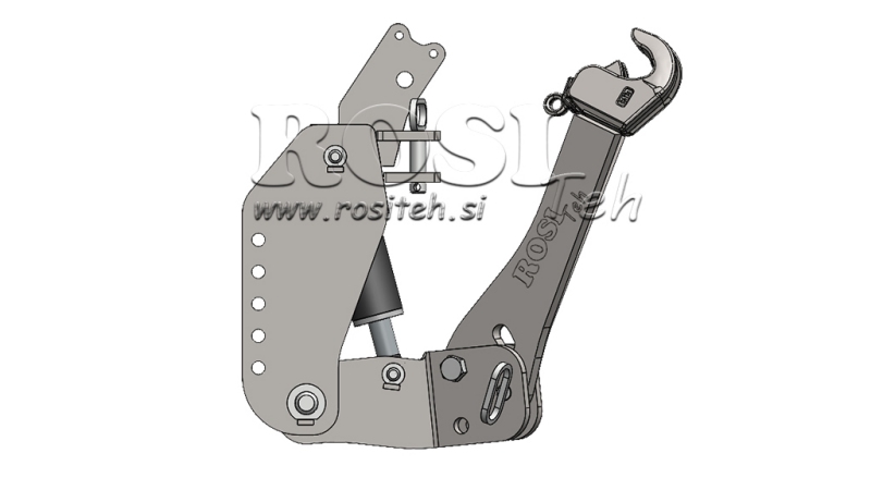 UNIVERSAL KIT FRONT HYDRAULICS 3KAT FOR TRACTOR 2250KG