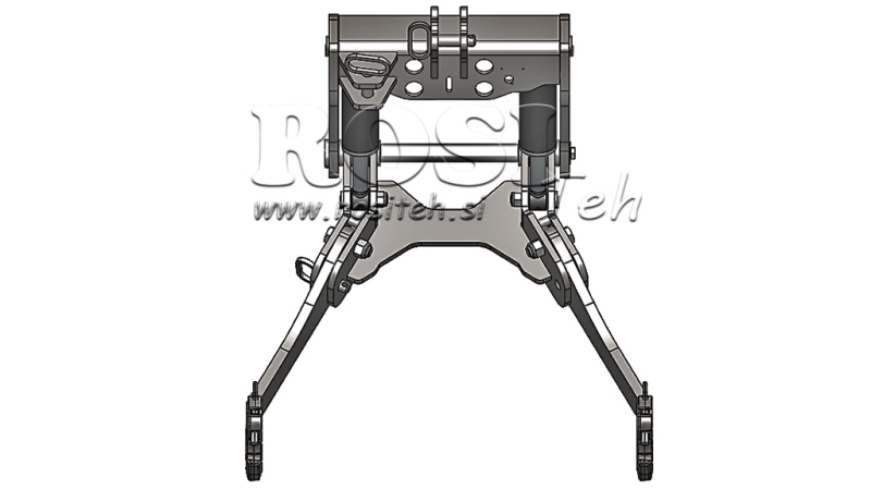 UNIVERSAL KIT FRONT HYDRAULICS 3KAT FOR TRACTOR 2250KG