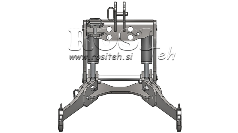 UNIVERSAL KIT FRONT HYDRAULICS 3KAT FOR TRACTOR 2250KG
