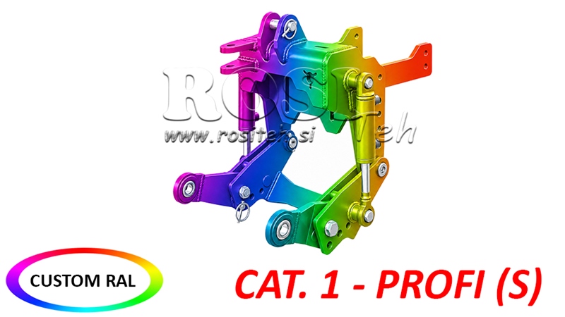UNIVERZALNI KIT PREDNJA ČELNA HIDRAULIKA CAT. 1 - PROFI STANDARD ZA TRAKTOR 800 KG (RAL PO VAŠEM IZBORU)