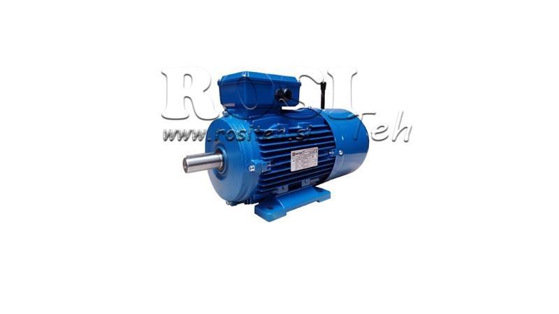 0.37KW-ELEKTRISK MOTOR MED BREMSER MSH 71 2-4_1370RPM 3FAS BEN-B3